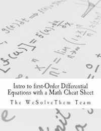 Intro to first-Order Differential Equations with a Math Cheat Sheet