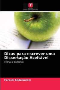 Dicas para escrever uma Dissertacao Aceitavel