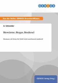Biowarme, Biogas, Biodiesel