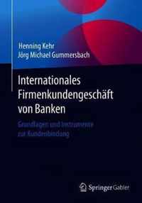 Internationales Firmenkundengeschaft Von Banken