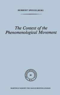 The Context of the Phenomenological Movement