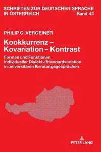 Kookkurrenz - Kovariation - Kontrast