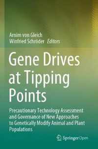 Gene Drives at Tipping Points