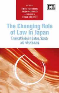 The Changing Role of Law in Japan