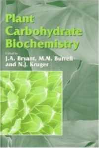 Plant Carbohydrate Biochemistry