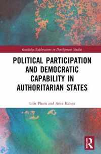 Political Participation and Democratic Capability in Authoritarian States