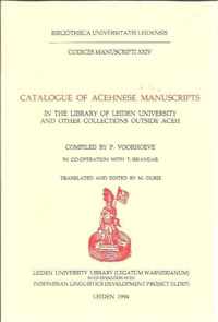 Catalogue of Acehnese manuscripts in the Library of the University of Leiden and other collections outside Aceh