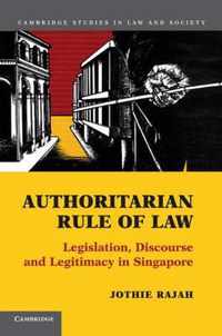 Authoritarian Rule Of Law