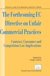 The Forthcoming EC Directive on Unfair Commercial Practices