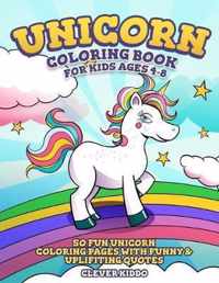 Unicorn Coloring Book for Kids Ages 4-8