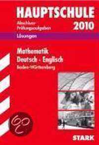 Hauptschule 2012. Mathematik, Deutsch, Englisch. Baden-Württemberg. Lösungsheft