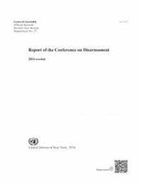 Report Of The Conference On Disarmament