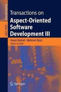 Transactions on Aspect-Oriented Software Development III: Focus