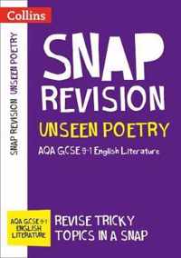 AQA Unseen Poetry Anthology Revision Guide