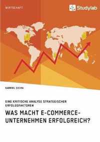 Was macht E-Commerce-Unternehmen erfolgreich? Eine kritische Analyse strategischer Erfolgsfaktoren