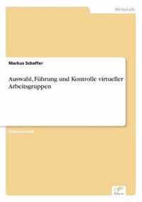 Auswahl, Fuhrung und Kontrolle virtueller Arbeitsgruppen