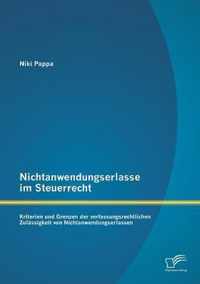 Nichtanwendungserlasse im Steuerrecht