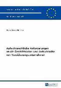 Aufsichtsrechtliche Anforderungen an die Geschäftsleiter und Aufsichtsräte von Versicherungsunternehmen