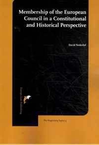 Membership of the European Council in a constitutional and historical perspective - David Nederlof - Paperback (9789462512191)