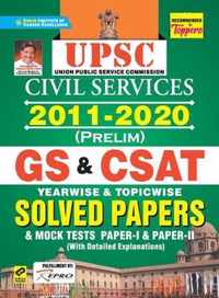 UPSC GS & CSAT Prelim Yearwise & Topicwise-(2011-2020)-E-2021 New