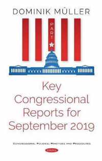 Key Congressional Reports for September 2019