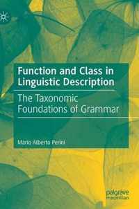 Function and Class in Linguistic Description