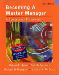 Becoming a Master Manager - a Competency Framework 3e (WIE)