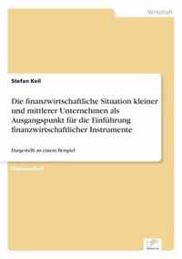 Die finanzwirtschaftliche Situation kleiner und mittlerer Unternehmen als Ausgangspunkt fur die Einfuhrung finanzwirtschaftlicher Instrumente