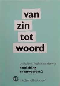 Van zin tot woord 2   handleiding