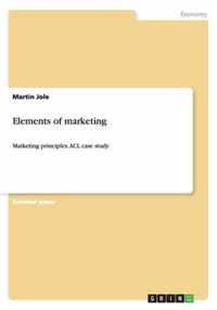 Elements of marketing