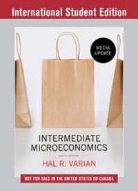 Intermediate Microeconomics: A Modern Approach