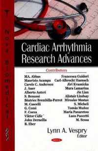 Cardiac Arrythmia Research Advances