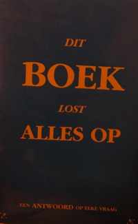 Dit boek lost alles op