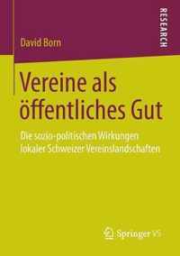 Vereine als oeffentliches Gut