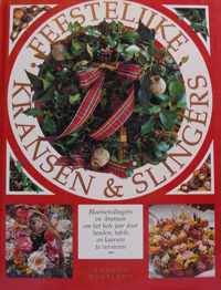 Feestelijke kransen en slingers