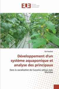 Developpement d'un systeme aquaponique et analyse des principaux