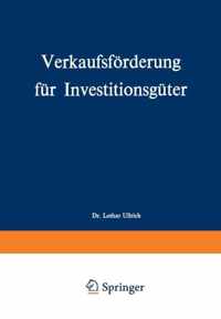 Verkaufsfoerderung Fur Investitionsguter