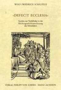Defecit Ecclesia