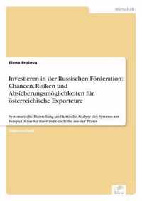 Investieren in der Russischen Foerderation