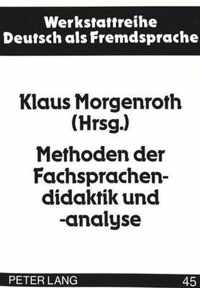 Methoden Der Fachsprachendidaktik Und -Analyse