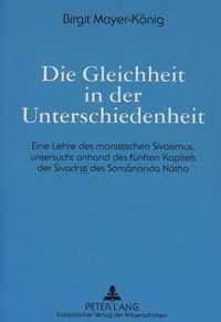 Die Gleichheit in der Unterschiedenheit