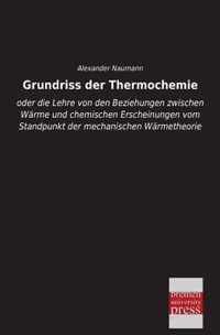 Grundriss Der Thermochemie