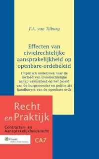 Effecten civielrechtelijke aansprakelijkheid op openbare-ordebeleid