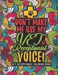 Vet Receptionist Coloring Book