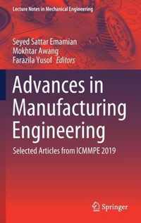 Advances in Manufacturing Engineering