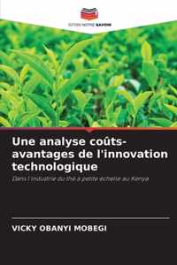 Une analyse couts-avantages de l'innovation technologique