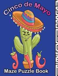 cinco de mayo Maze Puzzle Book