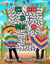 cinco de mayo Maze Puzzle Book