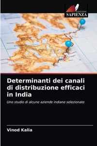 Determinanti dei canali di distribuzione efficaci in India