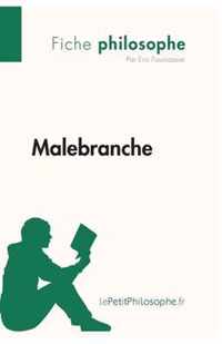 Malebranche (Fiche philosophe): Comprendre la philosophie avec lePetitPhilosophe.fr